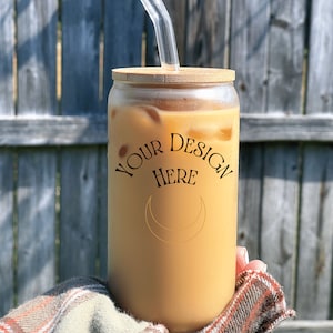 16oz Beer Can Mockup | Beer Can Cup Mockup | Digital Download | Glass Cup Mockup | Ice Coffee Cup Mockup | 16oz Mockup | LunaShineMockup