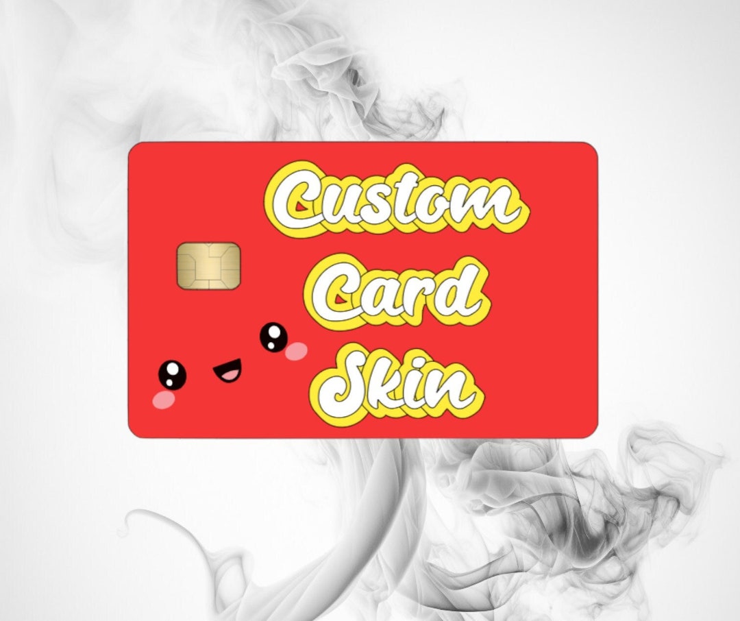 Custom Credit Card Credit Card Skin Waterproof Card Sticker Debit Card Skin Credit Card Cover Etsy