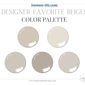 SW Best Beige Paint Colors | Sherwin Williams | Professional Paint Color Palette