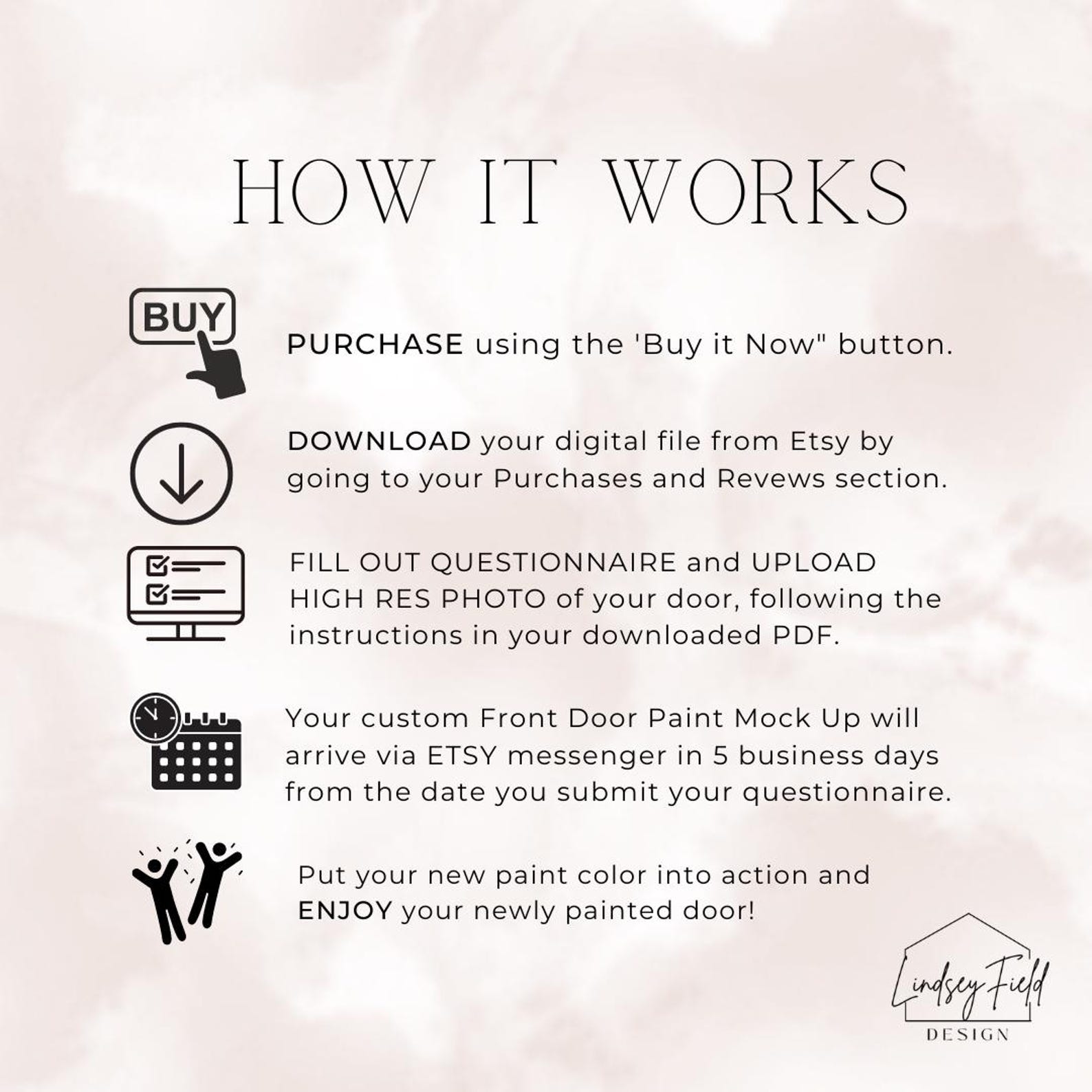 Front Door Paint Color Mock-up | Custom Front Door Paint Color ...