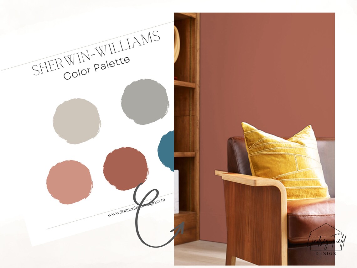 Warm Jewel Tone Paint Color Palette Boho Paint Colors Etsy