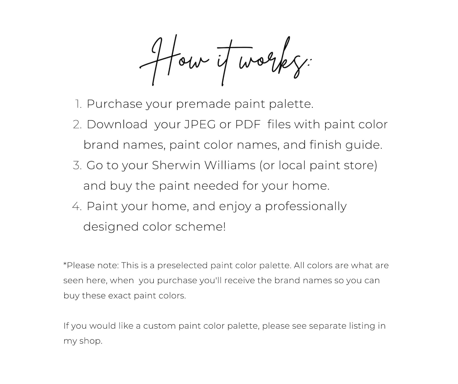 Bold Blue Green Paint Color Palette Sherwin Williams Etsy