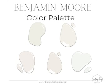 Best White Paint Colors | Benjamin Moore | E-Design | Instant Download