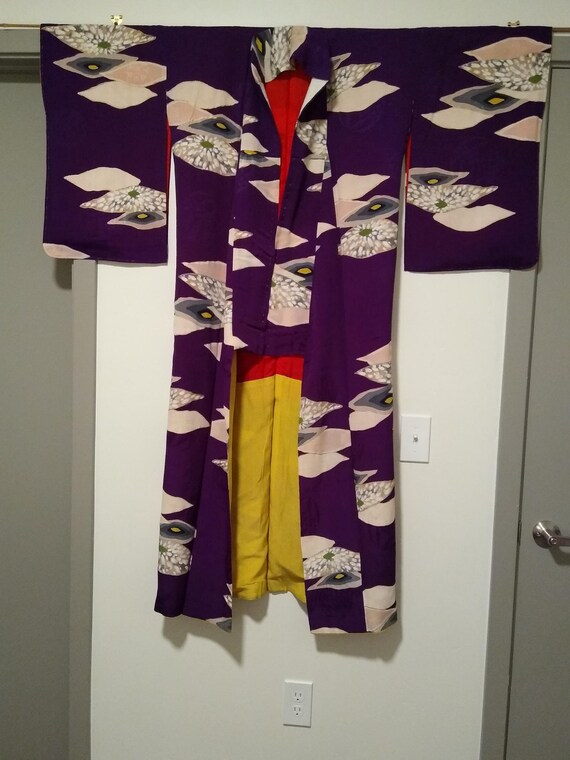 Vintage Silk Hanami Kimono