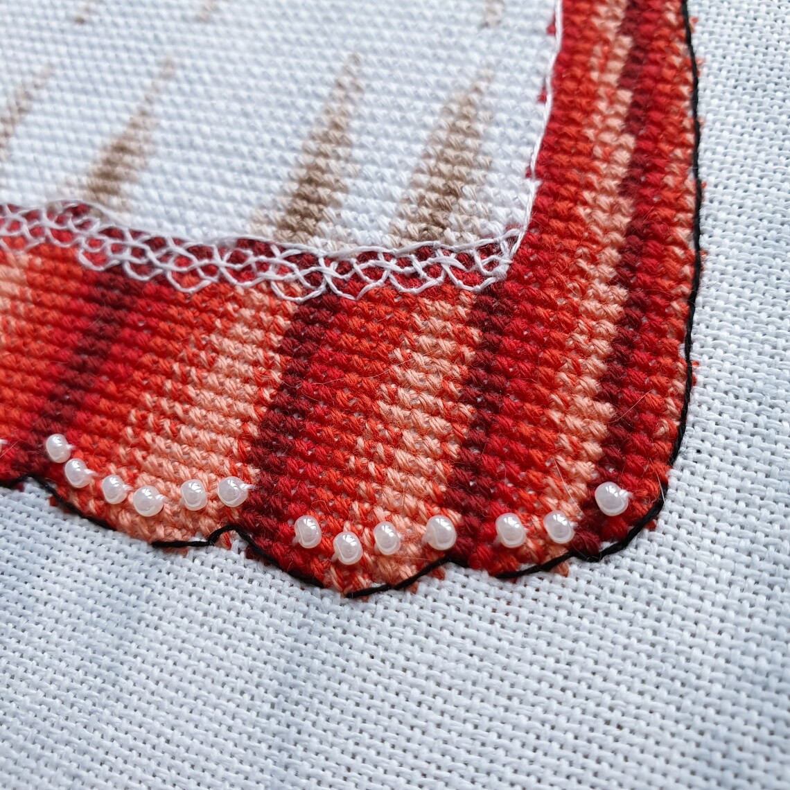 Hen Cross Stitch Pattern Cute Cross Stitch Chicken Modern Etsy