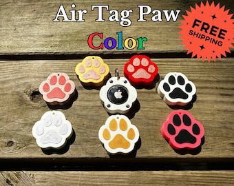 Benutzerdefinierte Pfote Air Tag Halter - Hund Katze Tag, Heavy Duty, Wear-Resistant