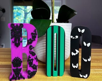 BOO" Buchstaben Inspiriert von Haunted Mansion Disney - Halloween Home Decor