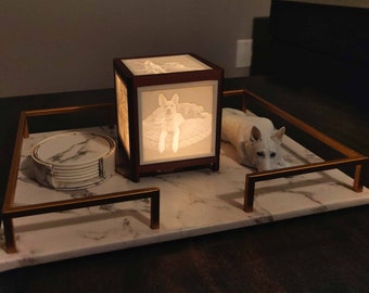Benutzerdefinierte Litophane Light Box - 3D gedruckte beleuchtete Wohnkultur