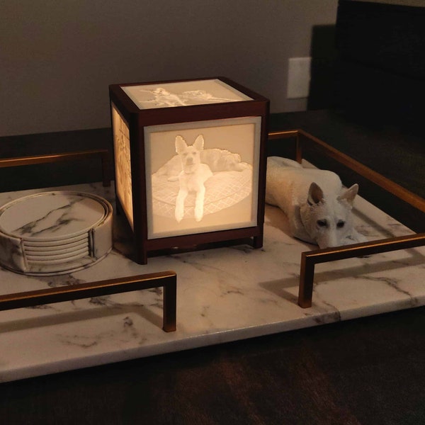 Custom Litophane Light Box - 3D Printed Illuminated Home Decor