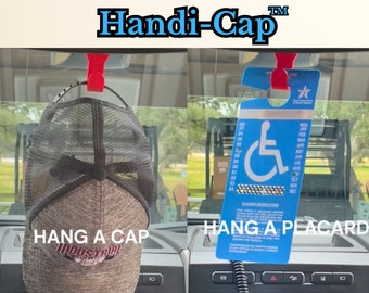Handicap Parkausweis Halter - Fahrzeug Cap für Placard und Anhänger, Accessoire Organizer / Handi-Cap