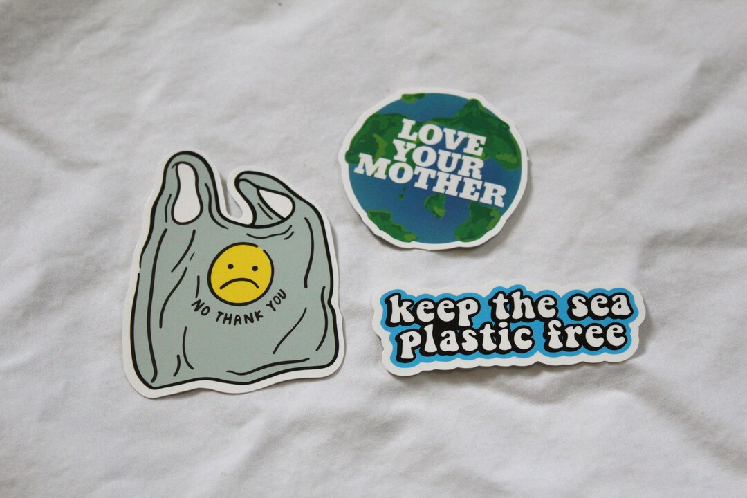 Keep the Sea Plastic Free Sticker Pack Etsy