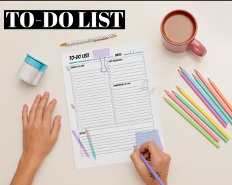 To-Do List (PDF file, downloadable/printable)