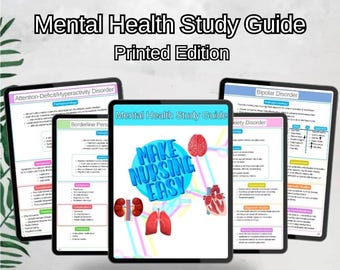Mental Health Study Guide - Printed Edition