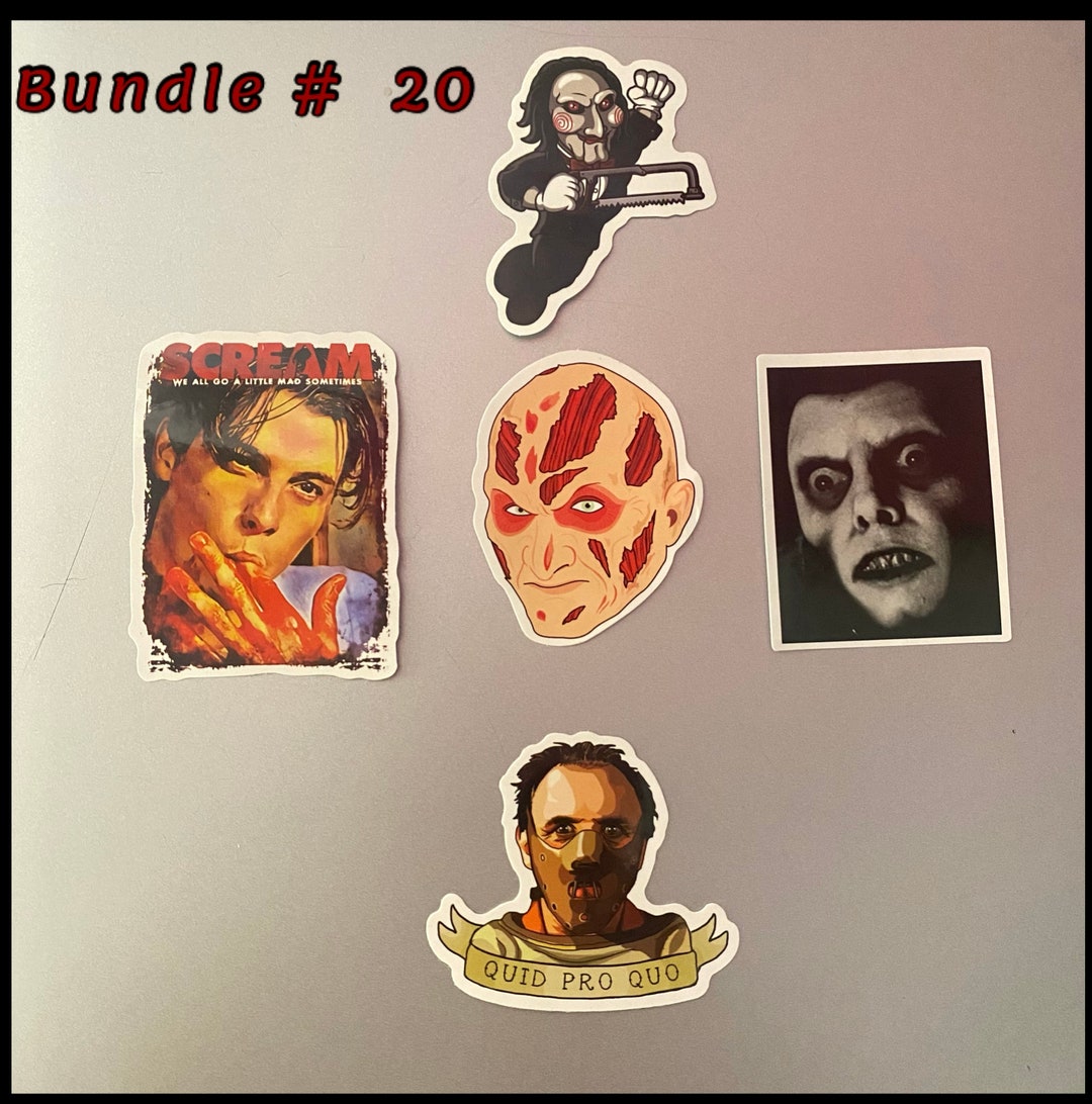 Horror Icon Stickers Bundle 20 - Etsy