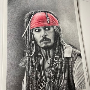 Captain Jack Sparrow art print