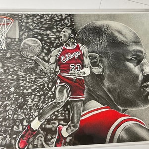 11x14 Michael Jordan tribute giclee print
