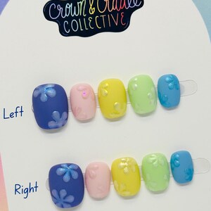 Pastel Petals Press On Nails