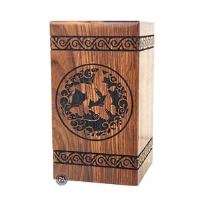 cremation urn for ashes large adult urn woman wood pet urn wooden urn for human ashes