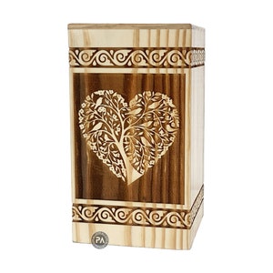 cremation urn for ashes large adult urn woman wood pet urn wooden urn for human ashes