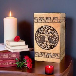 cremation urn for ashes large adult urn woman wood pet urn wooden urn for human ashes