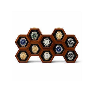 Handcrafted Wooden Watch Box with Glass Top, Velvet Lining and Lock, Personalized Multi Slot Watch Organizer Storage Case for Men’s Watches