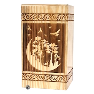 cremation urn for ashes large adult urn woman wood pet urn wooden urn for human ashes
