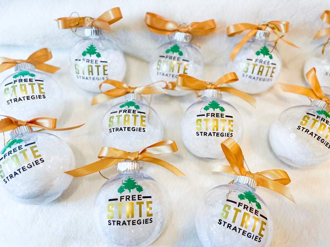 Business Logo Christmas Ornament Logo on Christmas Ornament Etsy
