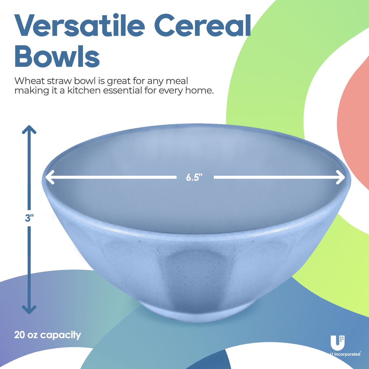 Cereal Bowls With Vacuum Seal Lids Set of 4 Microwave