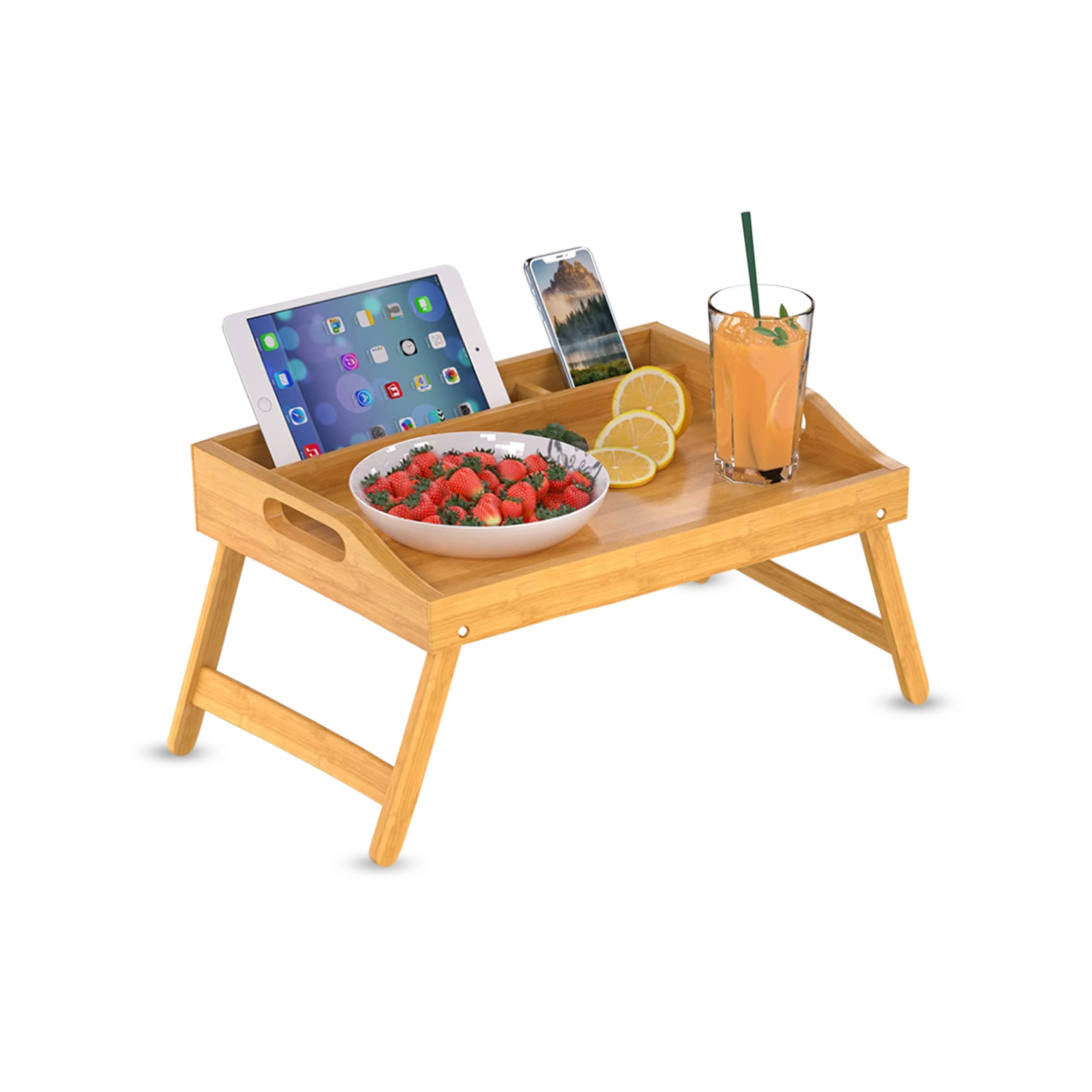 LINEN 72 Wood Lap TRAY: High Quality Bean Bag Cushion, Breakfast in Bed, TV  Dinner, Laptop, Pillow Tray Table Desk 