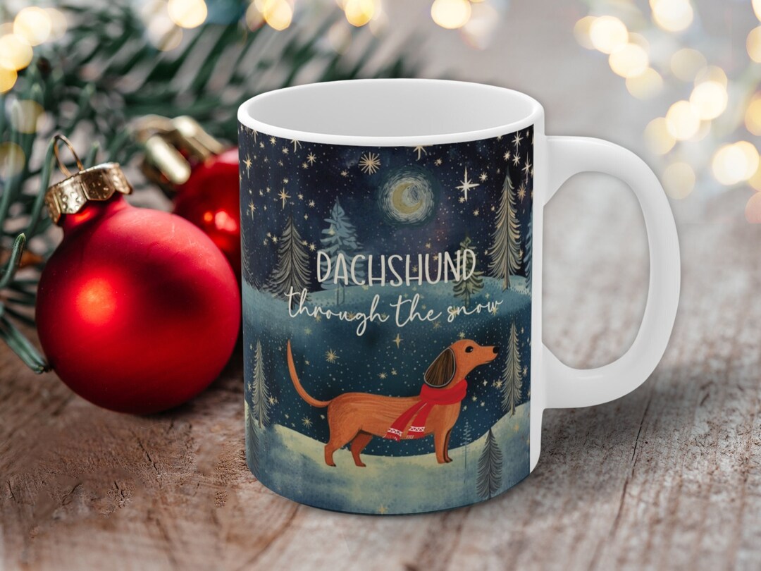 Dachshund Holiday Mug Dachshund Holiday Mug
