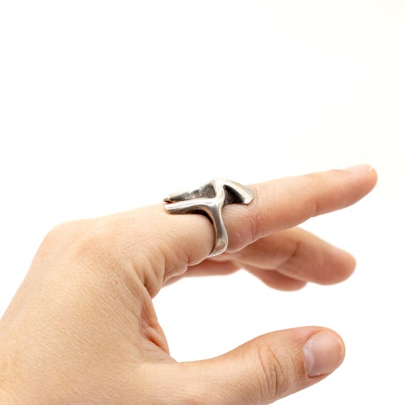 Vintage Matti J. Hyvärinen Finnish Sterling Silver Br… - Gem