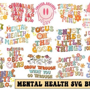 About Mental Health Svg Bundle Graphic