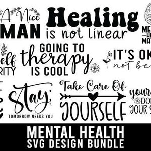 Svg Mental Health design bundle