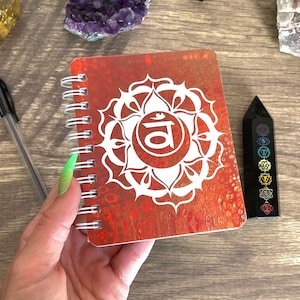 Mini Caderno do Chakra Sacral | Cadernos Fofos | Diário