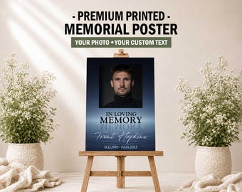 PRINTED Memorial Posters