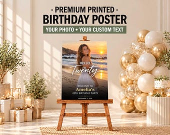 PRINTED Birthday Posters