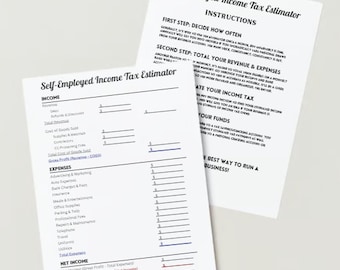 Selbstständiger Einkommenssteuerschätzer