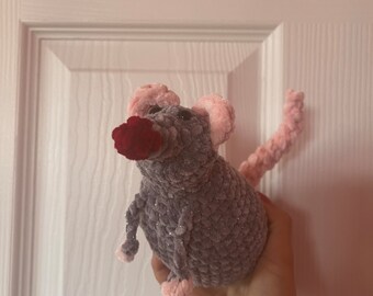 Crochet Glittery Rat