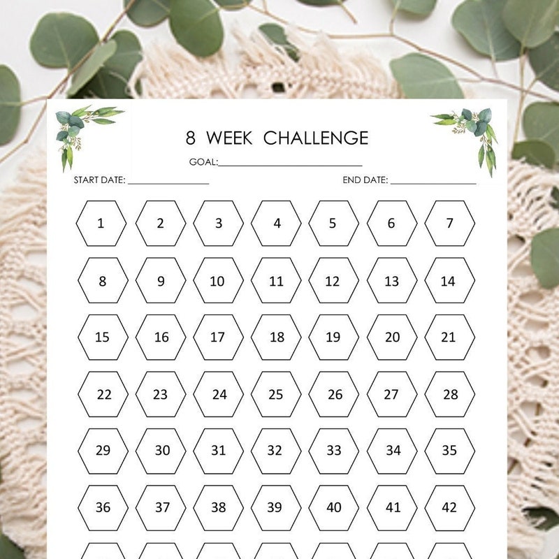 Our Daily Routine Fillable Week Month Habit Tracker - Etsy
