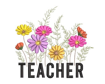 Borduurontwerp docent, 3 maten, direct downloaden