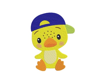 Duck, Duckling Embroidery Design 4 sizes, Instant Download
