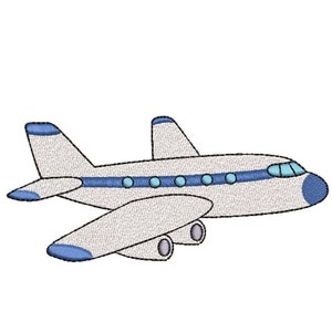Conception de broderie d’avion, 4 tailles, Téléchargement instantané
