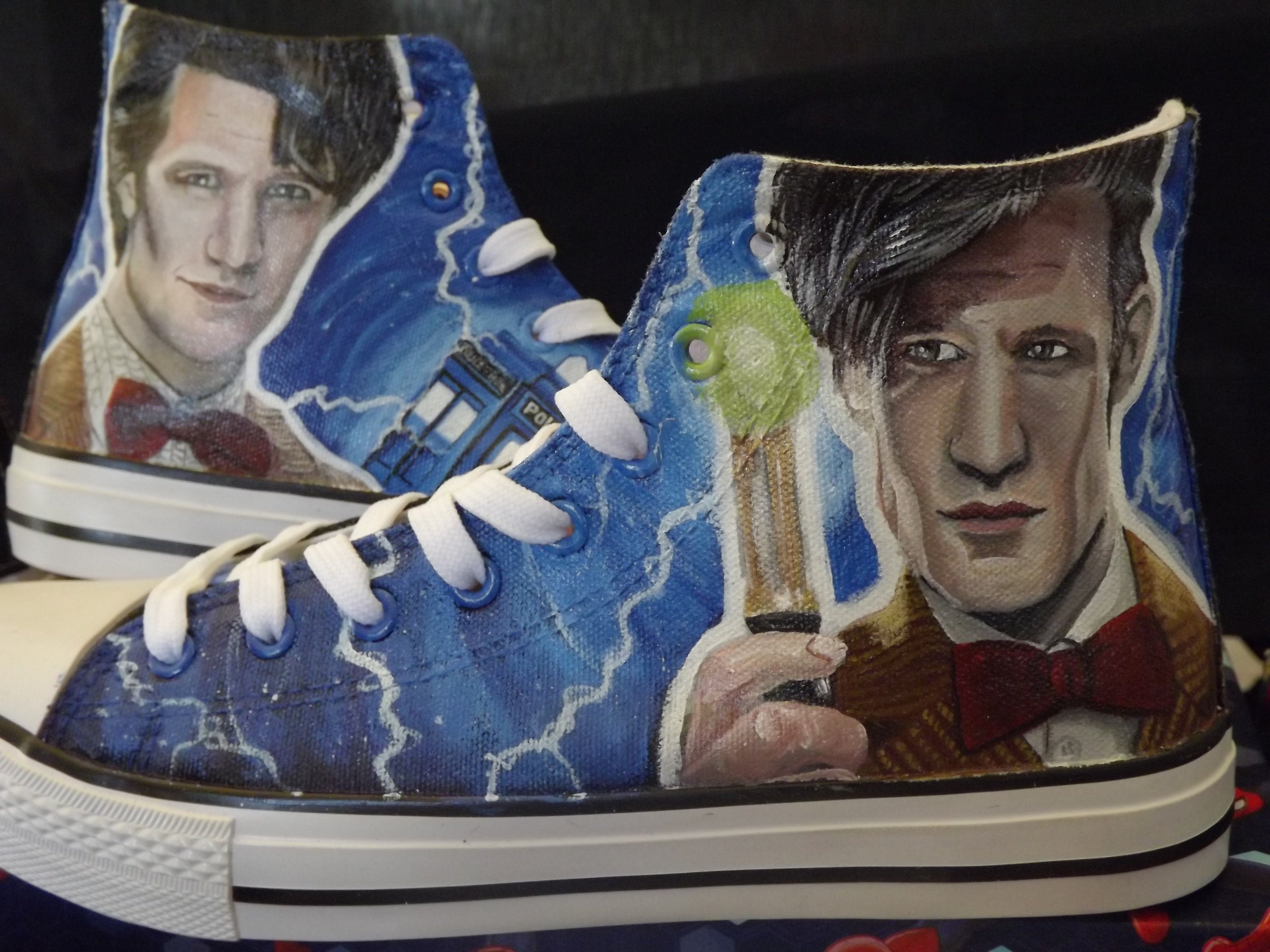Tardis Converse Etsy UK