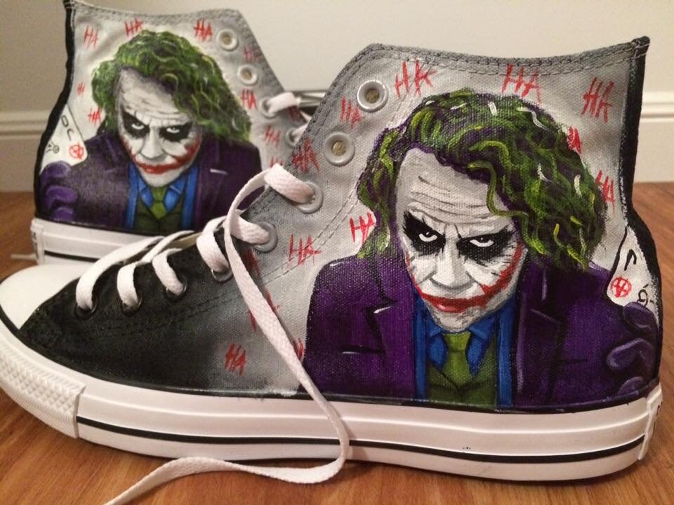 Heath ledger joker converse hotsell