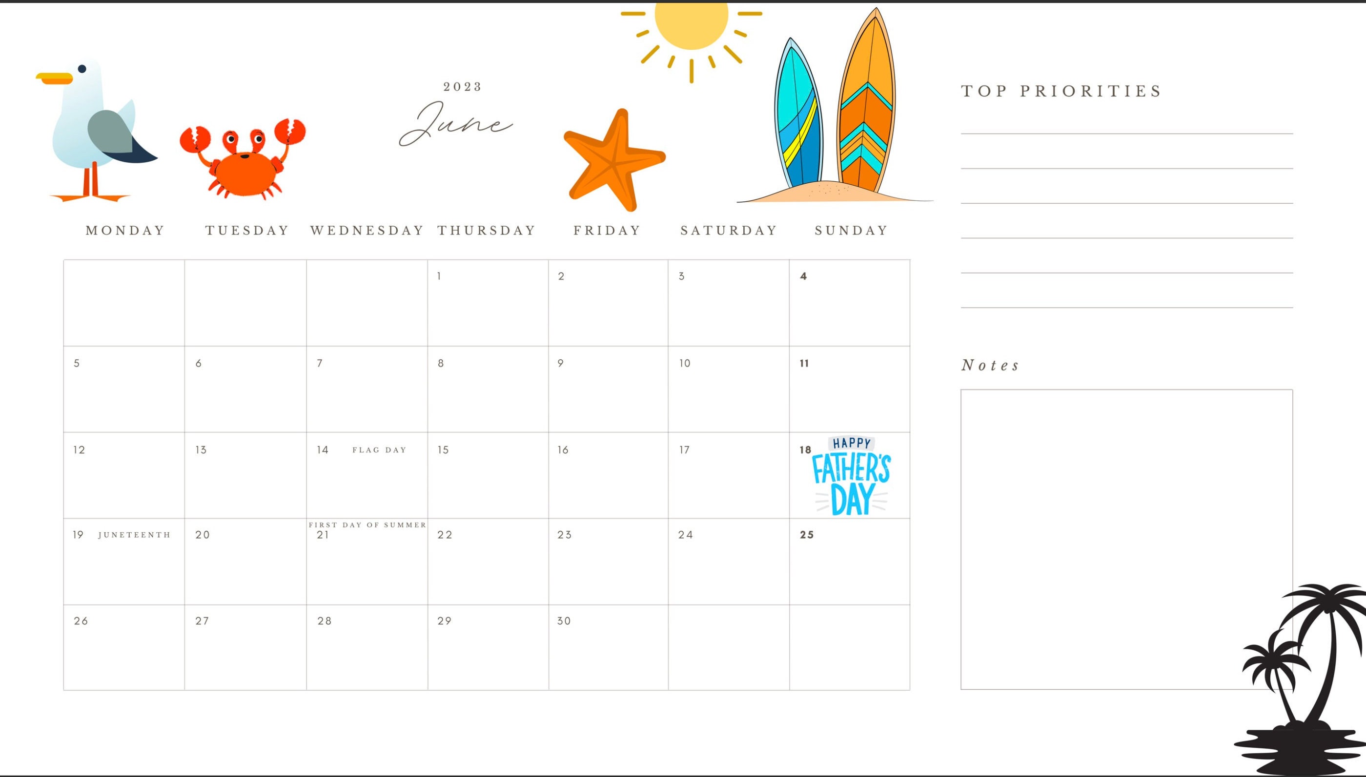Holiday Printable Calendar Etsy Holiday Printable Calendar Etsy