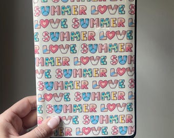 Summer Restaurant Server Book: Cafe Waiter Organizer