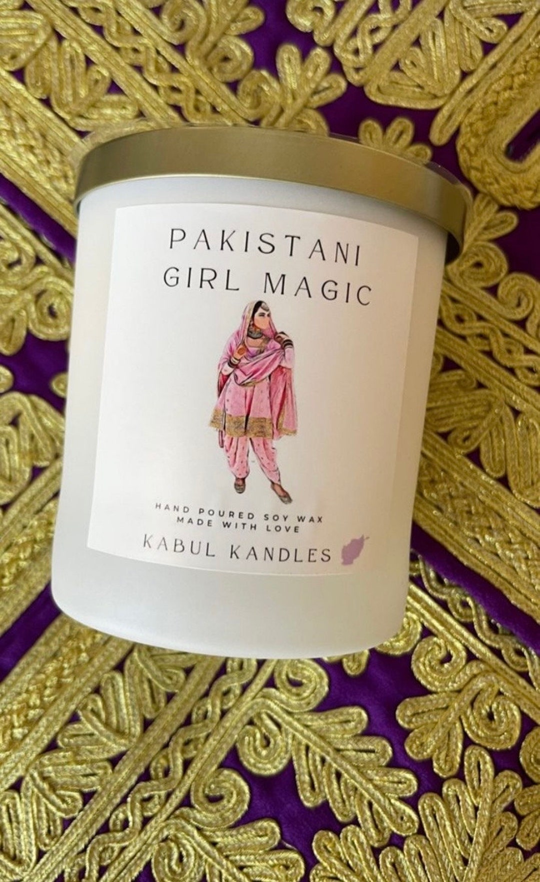 Kabul Kandles Pakistani Girl Magic Candle/ Scented Candle Etsy