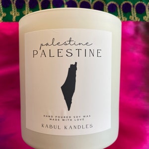 Palestine candle/ Kabul Kandles candle /Palestine Pride  / Palestine dress flag / Arab Palestine dress sticker necklace jewelry ring