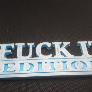F Edition badge
