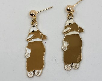 Corgi Dangle Charm Earrings